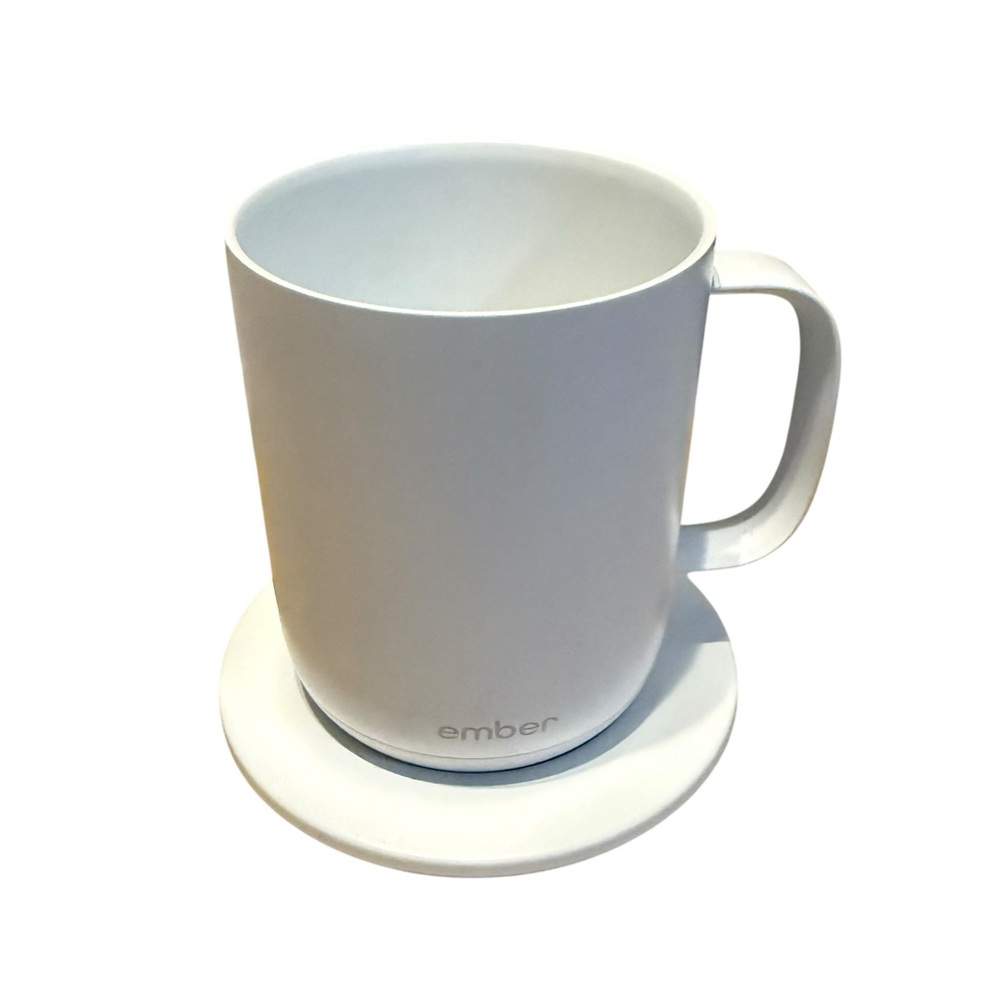 Ember Temperature Control Smart Heated Mug App Controlled White 10 oz